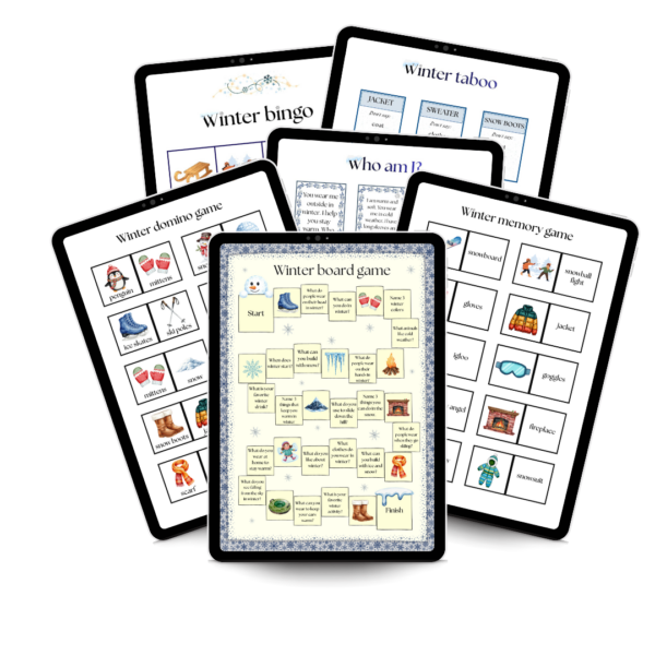 Winter Games Bundle - zimowy zestaw gier do nauki języka angielskiego + GRATIS