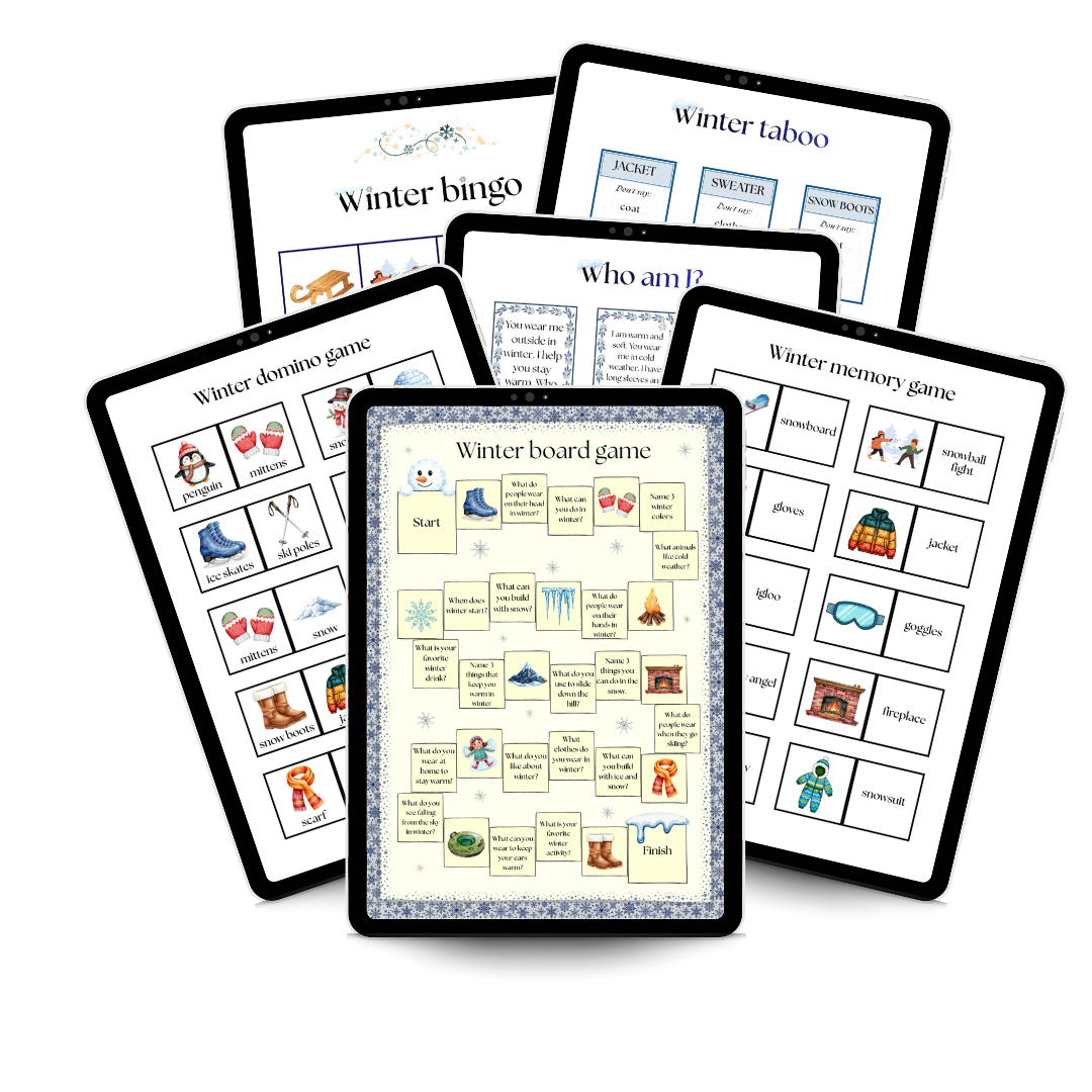 Winter Games Bundle - zimowy zestaw gier do nauki języka angielskiego + GRATIS