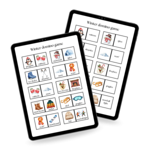 Winter Domino - gra edukacyjna do nauki języka angielskiego