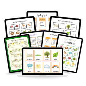 Wiosna - Spring Games Bundle - zestaw gier do nauki języka angielskiego + BONUS