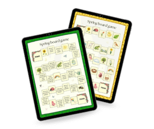 Wiosna - Spring Board Game - gra planszowa do nauki języka angielskiego