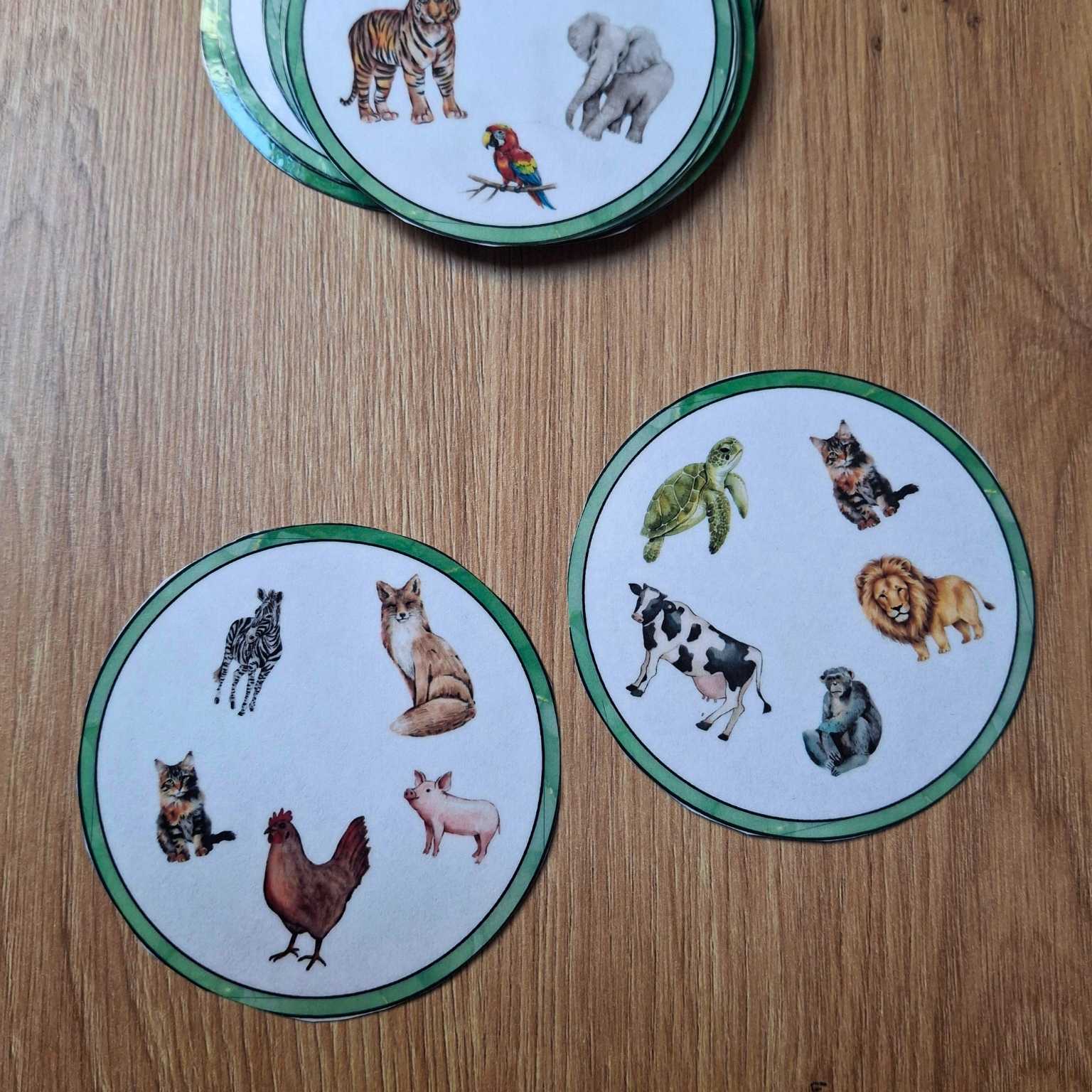 Zwierzęta - Animal Spot It- gra edukacyjna do nauki języka angielskiego - obrazek 3