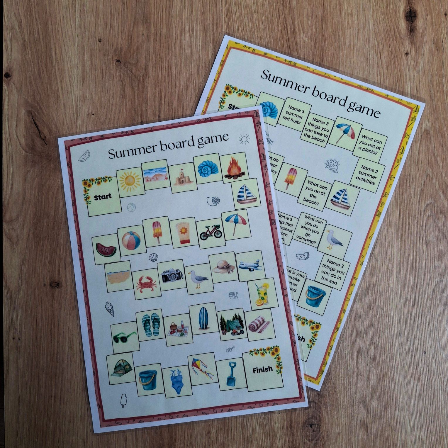 Lato - Summer Board Game - gra planszowa do nauki języka angielskieg - obrazek 2