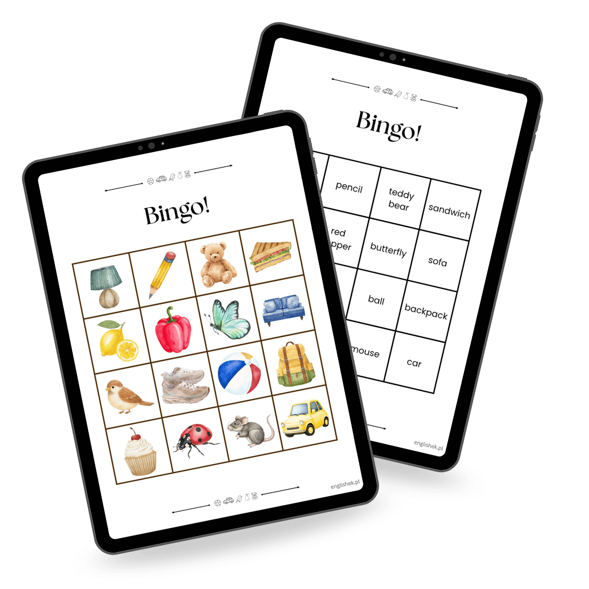 Uniwersalne - Mixed Bingo - gra edukacyjna do nauki języka angielskiego
